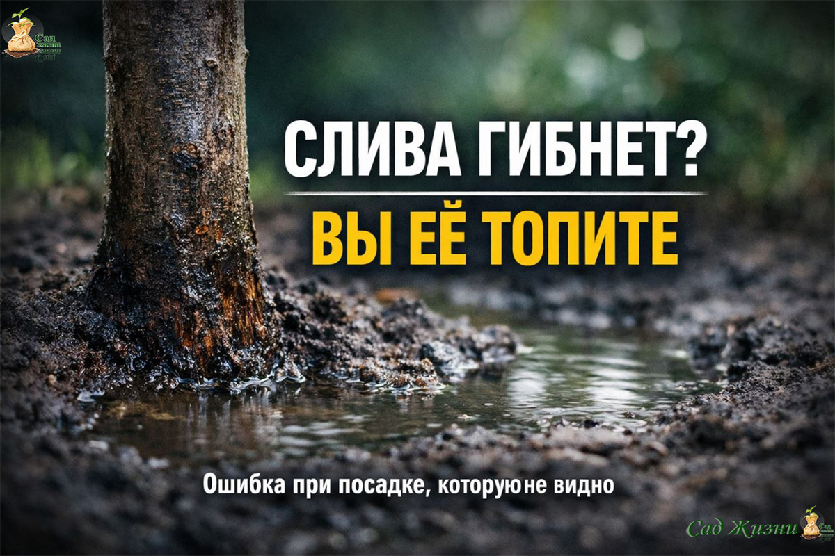 Почему слива и алыча часто не приживаются весной — вроде всё сделал правильно?