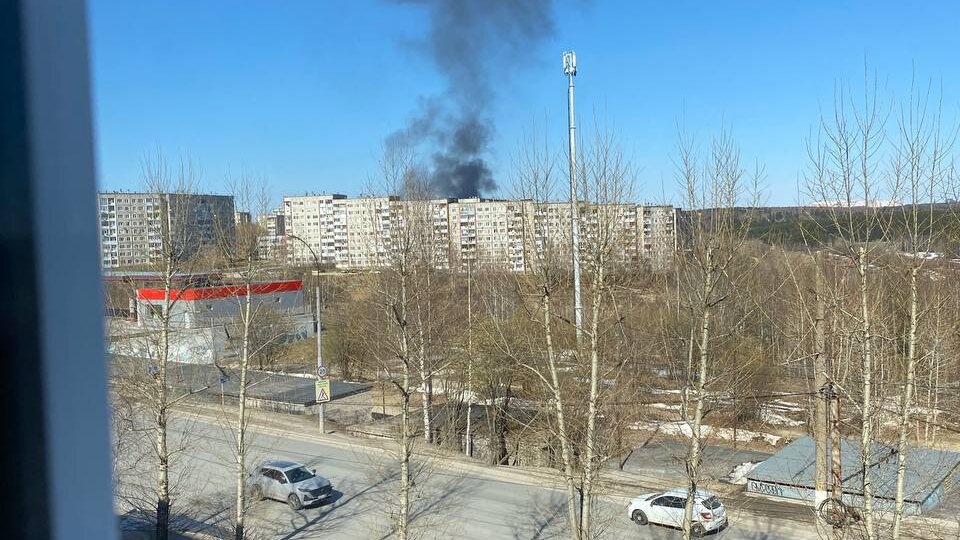 Предварительно, в Пермяково горит дом