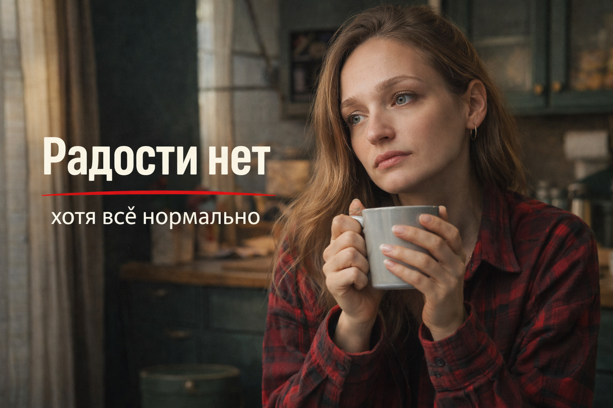 "Со мной что-то не так, нужно взять себя в руки" → "Ты не сломана. Ты просто давно не сверялась с собой."