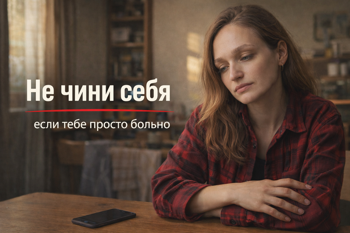 Когда больно — это не значит, что ты сломана. Иногда это единственное живое, что в тебе ещё говорит правду.

