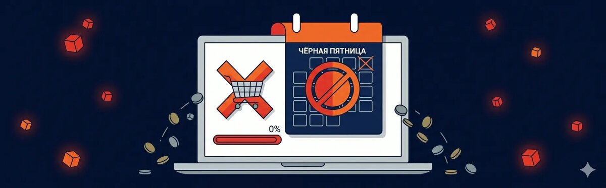 Интернет-магазин упал в чёрную пятницу — последствия отсутствия администрирования