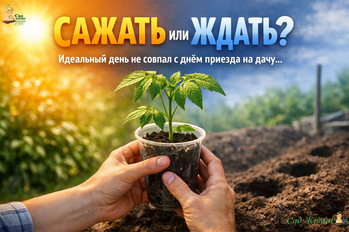 Как выбрать день для высадки рассады, если идеальный день не совпал с днем приезда на дачу