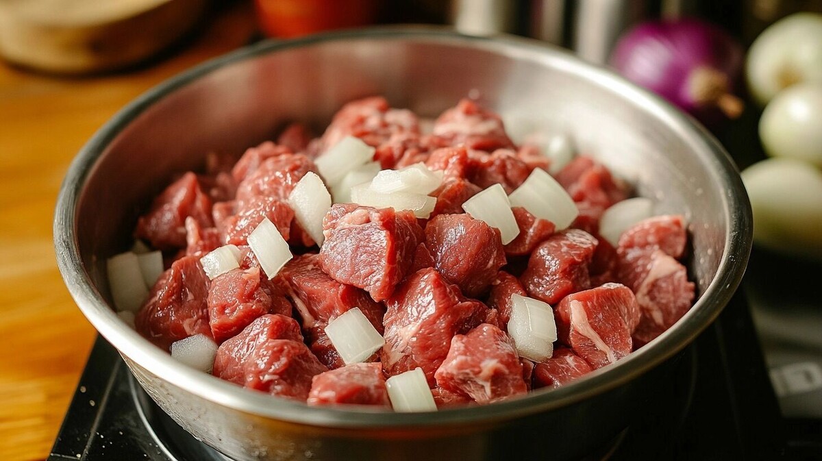    Главное в шашлыке — правильно выбранное и замаринованное мясо   Изображение Midjourney