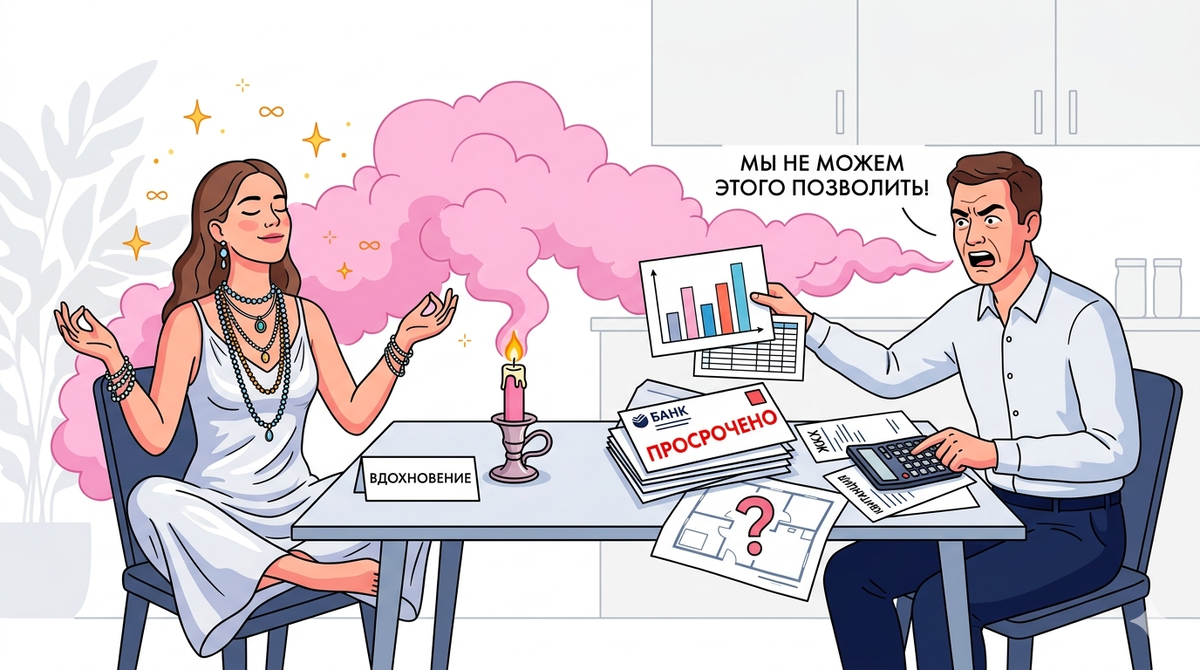 Жена уволилась, чтобы "вдохновлять меня на миллионы": что делать мужу, когда в дом пришли ведические гуру