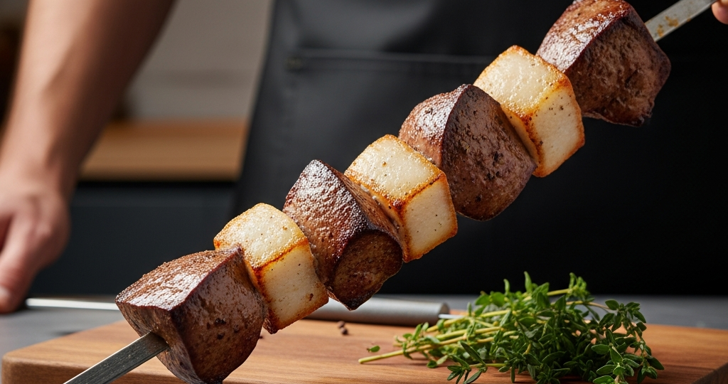 Нежный бархат: сочный шашлык из печени, который буквально тает во рту