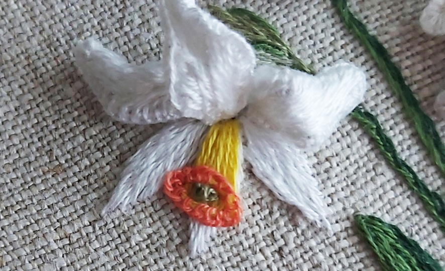 О вышивке гладью, часть 1