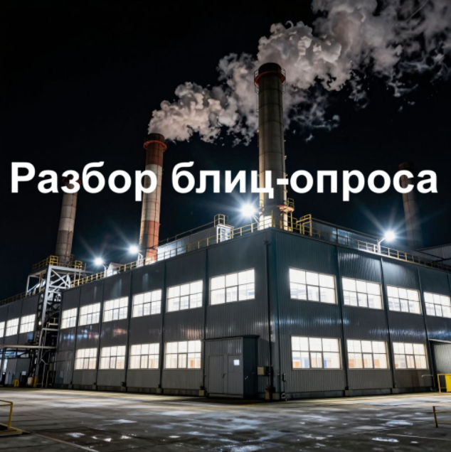 Разбор блиц-опроса: где предприятие теряет деньги на освещении 