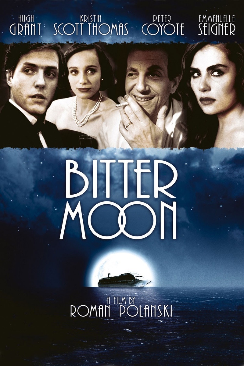 Постер к фильму "Горькая луна / Bitter Moon" (источник: https://ru.kinorium.com/95613/gallery/poster/?photo=51735762) 