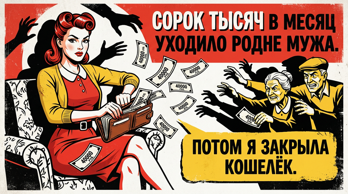40 тысяч в месяц уходило родне
