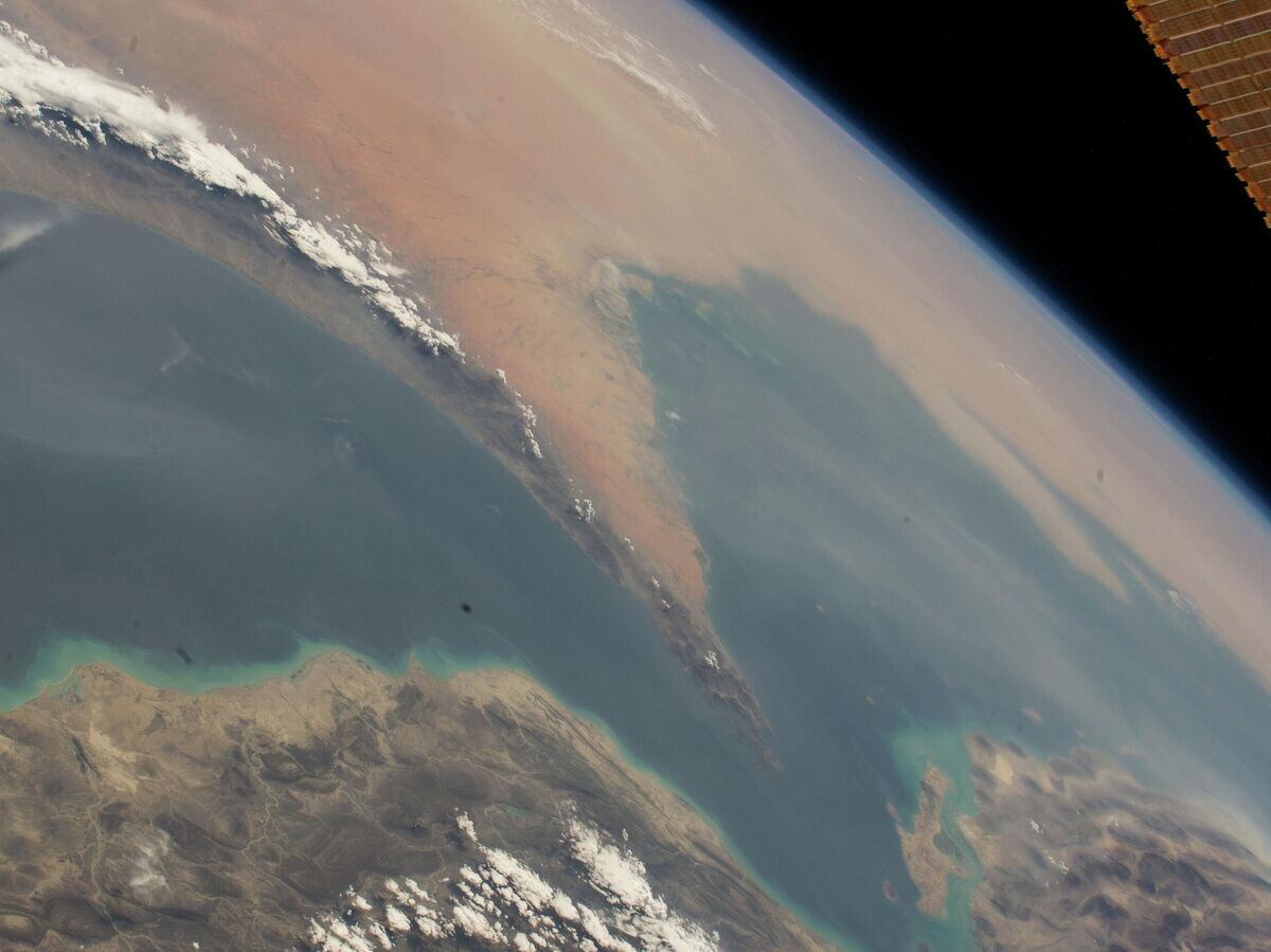    Вид на Ормузский пролив из космоса | © NASA
