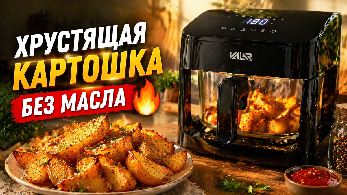 Использовался аэрогриль VALAR. (артикул на Wildberries 518064436 )