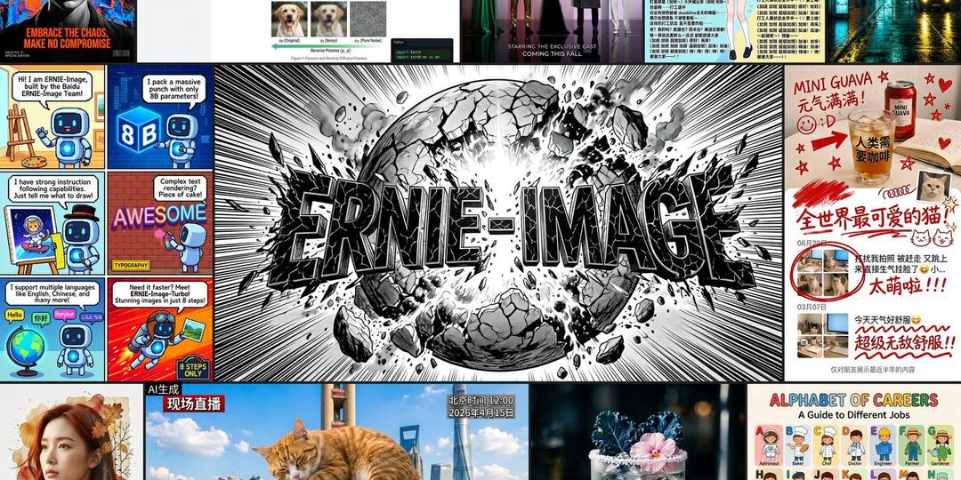 ERNIE-Image от Baidu: компактная модель генерации изображений