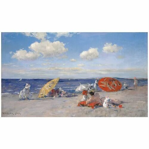 Вильям Мерритт Чейз "На морском побережье" (William Merritt Chase "At the Seaside") https://ru.pinterest.com/pin/summer-love--700802391987727943/?utm_medium=organic&utm_source=yandexsmartcamera