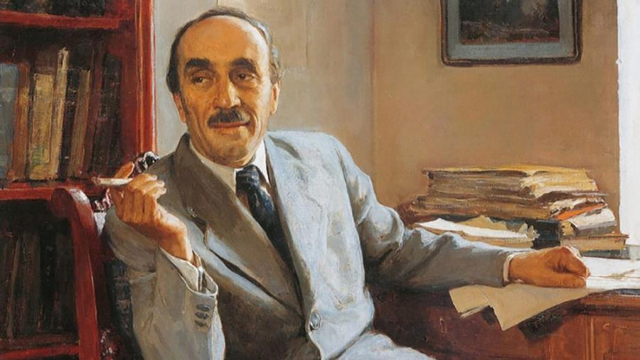 Портрет академика Н.Н. Семёнова. Художник А.М. Грицай. 1951 год.