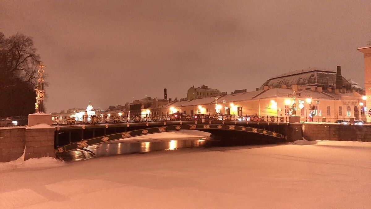 Вечерние мосты Санкт-Петербурга (личное фото)
