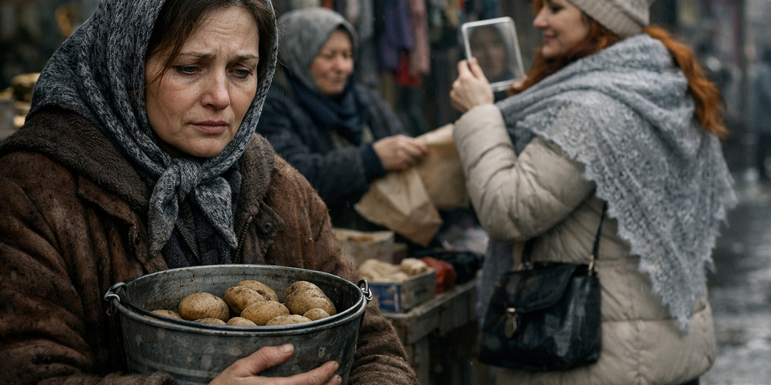 На рынке золовка громко выбирала себе шаль «получше, чем у деревенских», не зная, чьими руками был связан узор