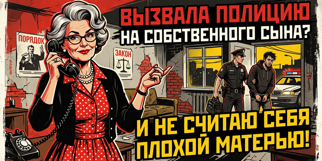 Ей 65, а она вызвала полицию на собственного сына. И не считает себя плохой матерью