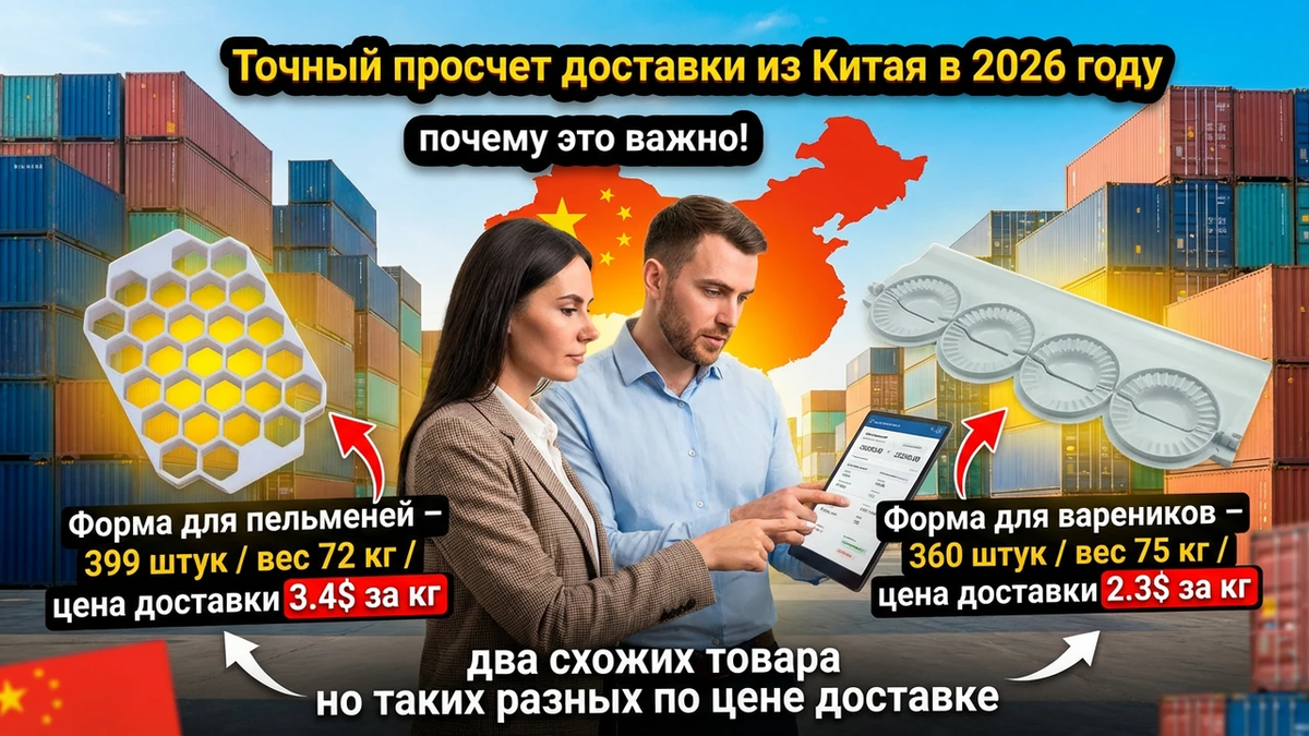 просчет доставки из Китая - карго доставка 
