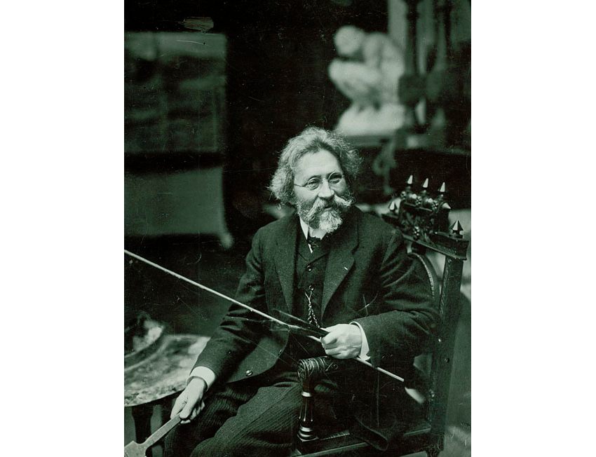 Илья Ефимович Репин, 1909 год. Один из поздних фотографических портретов художника.