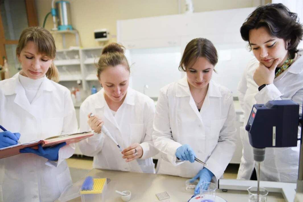 Обсуждение экспериментальных данных
Фото: ФИЦ ПХФ и МХ РАН/Олеся Покидова