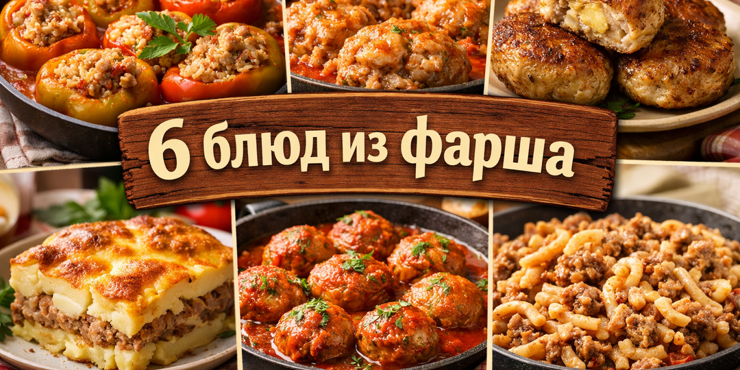 6 блюд из фарша, которые всегда выручают — готовлю годами и не надоедают