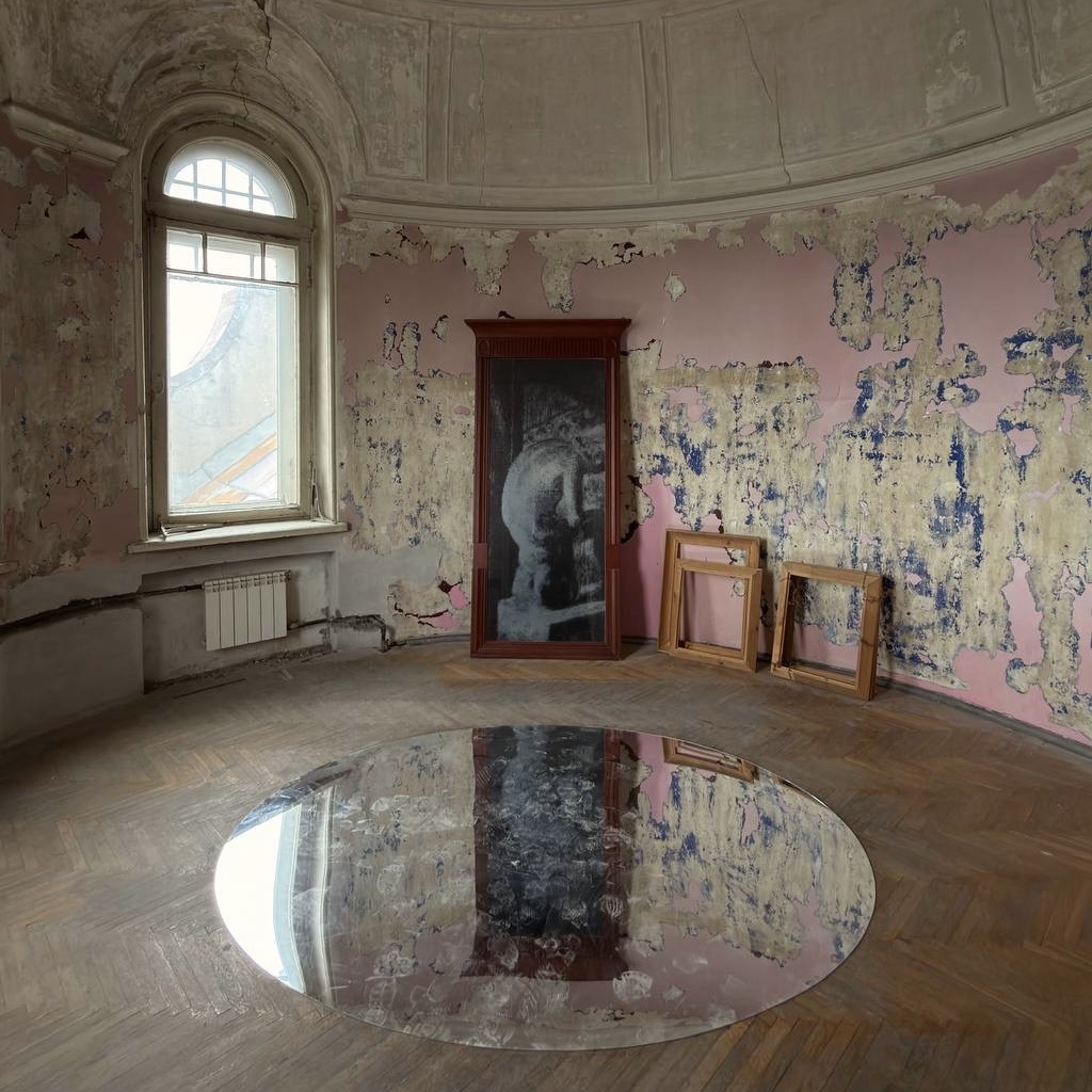 На выставке