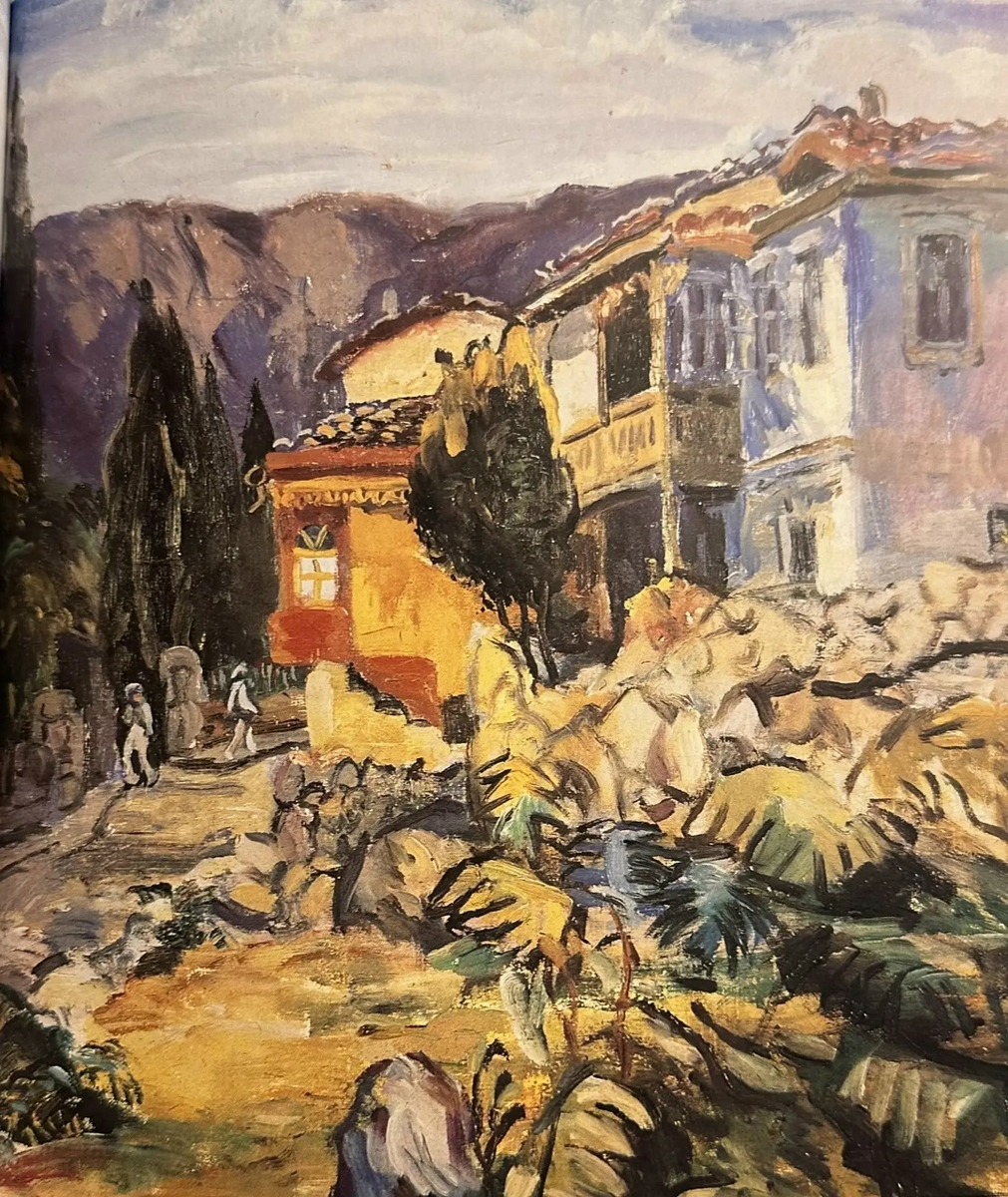 Аристарх Лентулов. «Татарская улица. Ялта». 1932