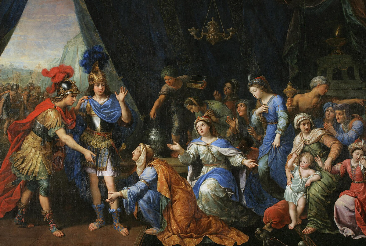 «Великодушие Александра Македонского», Пьер Миньяр, 1689 год.