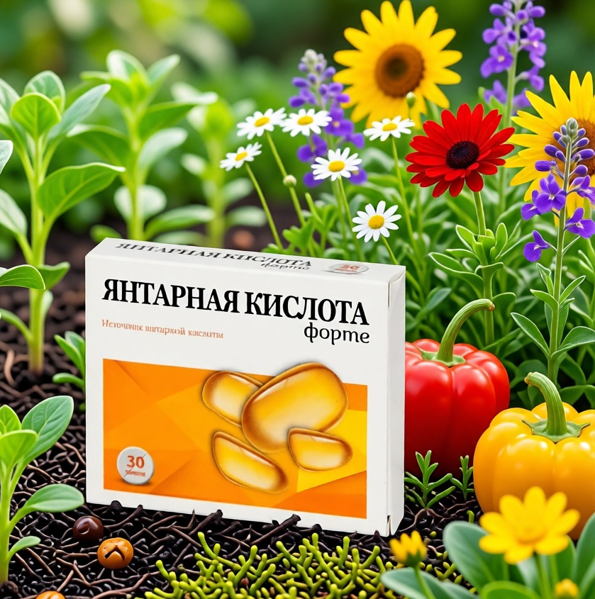 янтарная кислота для растений