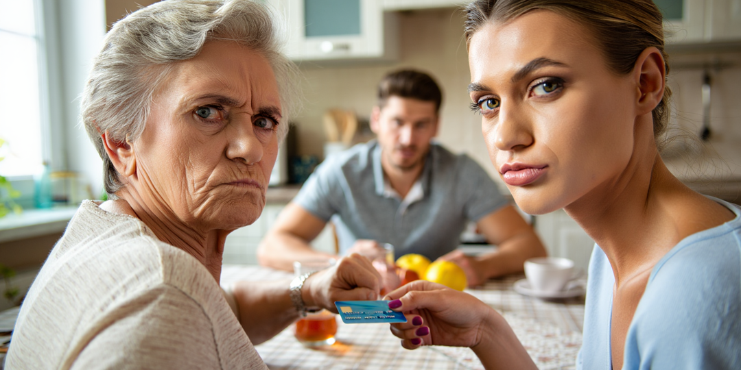 – Дай мне пин-код, я сама буду распоряжаться твоей пенсией – невестка протянула руку за моей картой