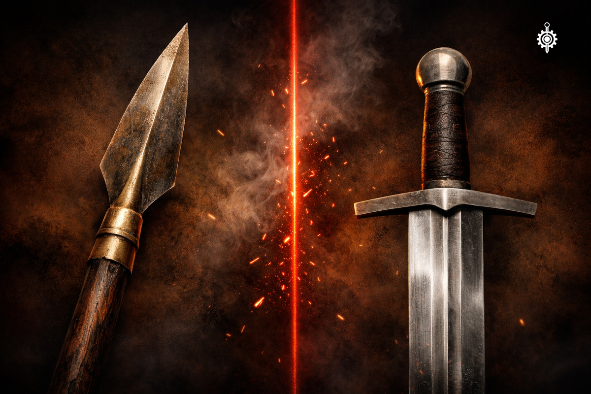 В реальной истории вооружений они не конкурировали, а дополняли друг друга.