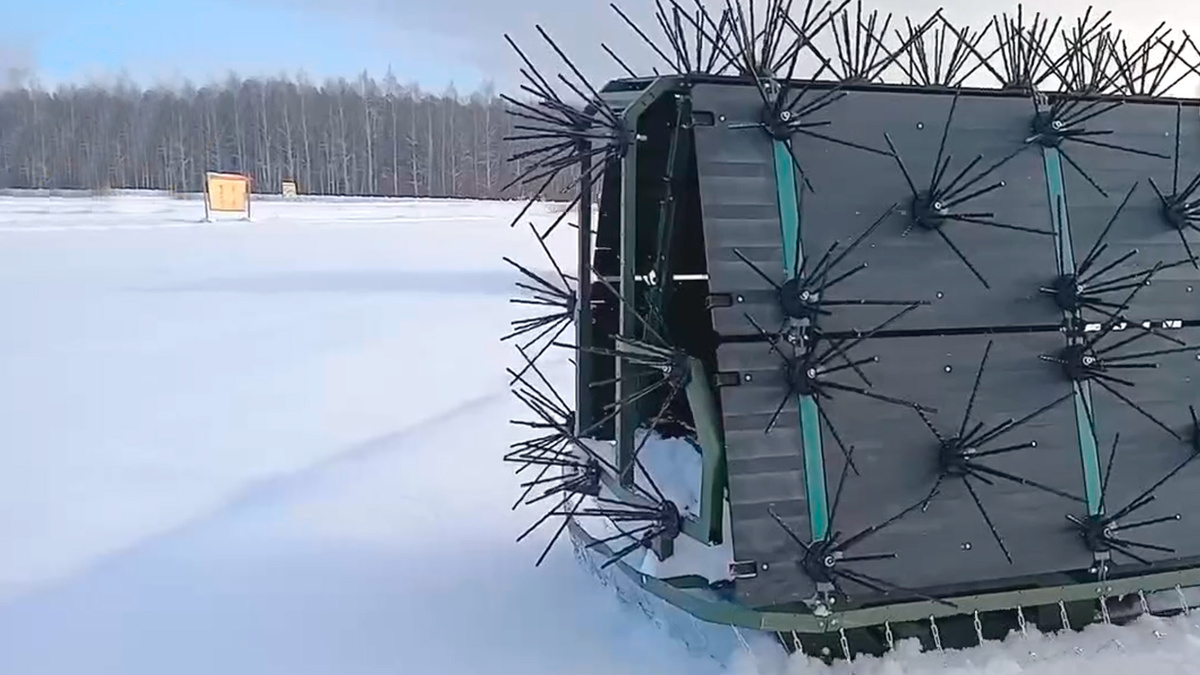 Роботы «Курьер» России оснащены защитой «Мангал»