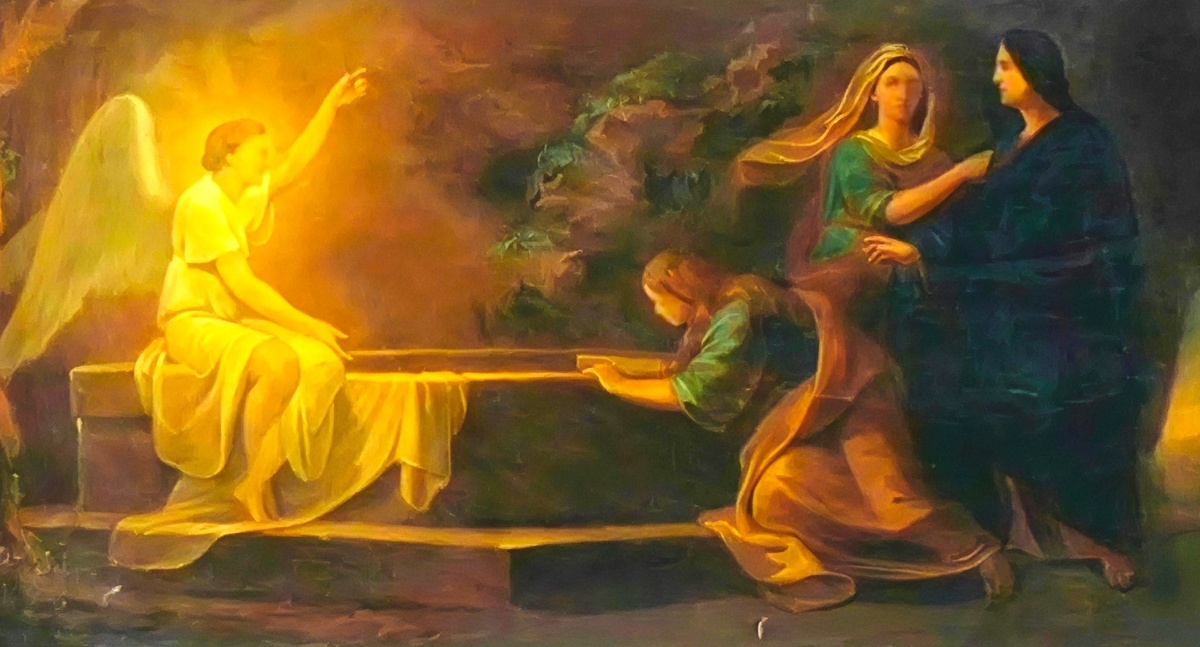 Мария Магдалена у гроба Господня.