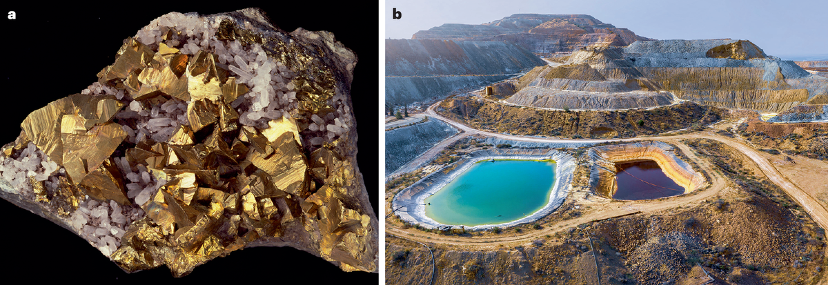    Халькопирит и места, где он встречается.