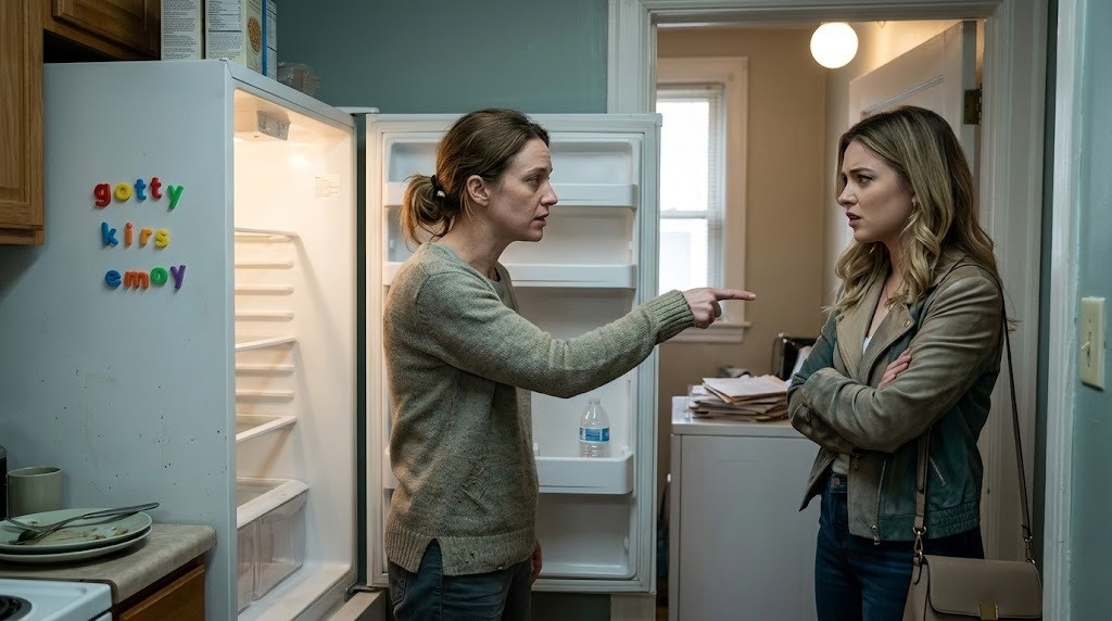 Холодильник пустой, как и твоя голова