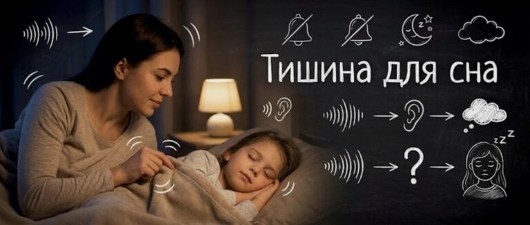    Иллюстрация к материалу: Угадай звук: простая игра, чтобы ребёнок быстрее заснул