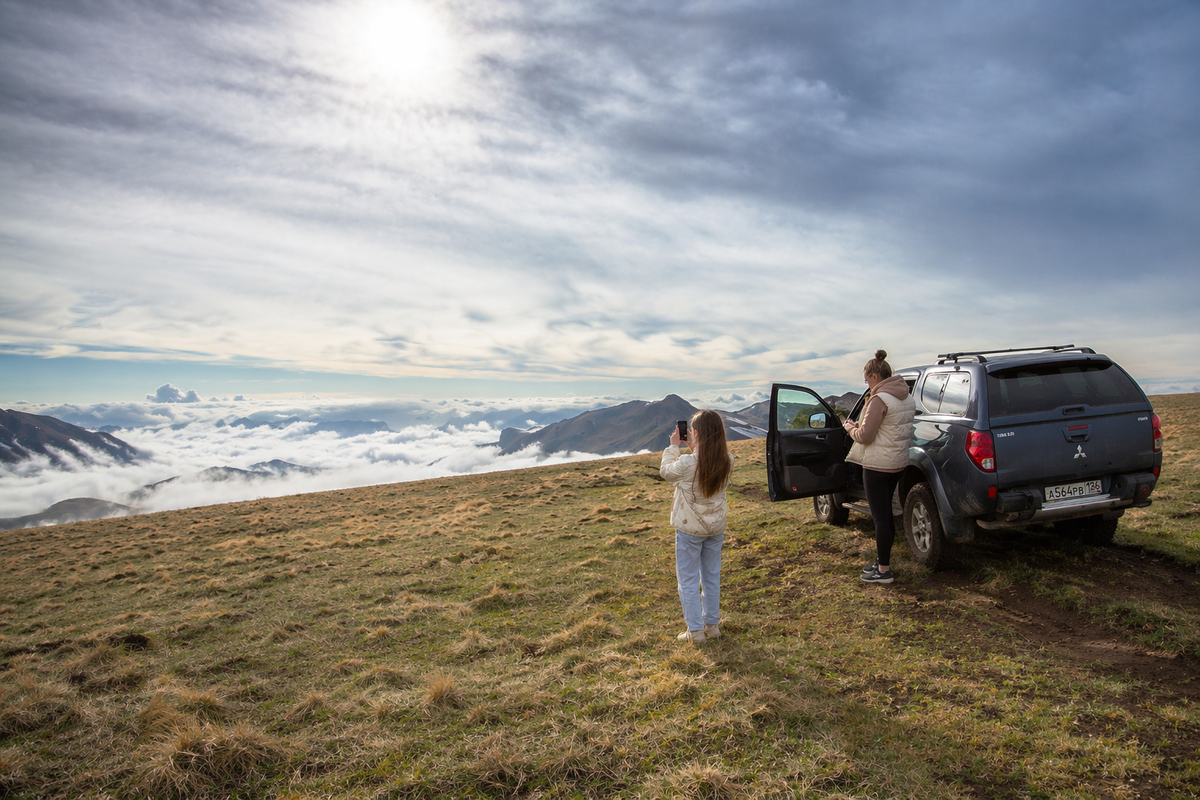 потрясающие виды открываются для тех, кто осилил путь