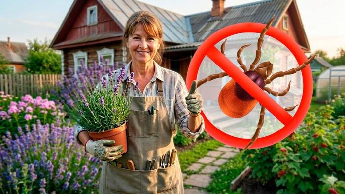 Растения от клещей на даче: что посадить, чтобы защитить участок?Обложка © Коллаж © Life.ru © Фото © Gemini Nano Banana, © Freepik / macrovector