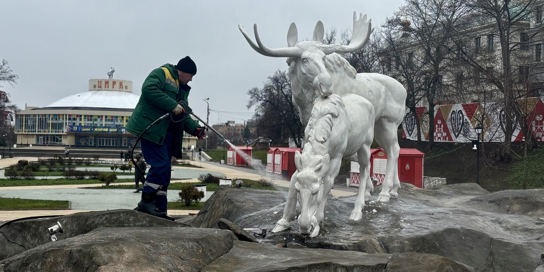 В Рязани к майским праздникам заработают все городские фонтаны