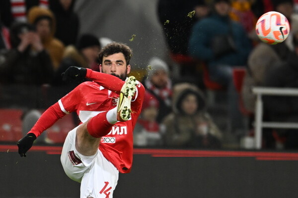 Георгий Джикия в составе «Спартака» / Павел Бедняков/РИА Новости   📷