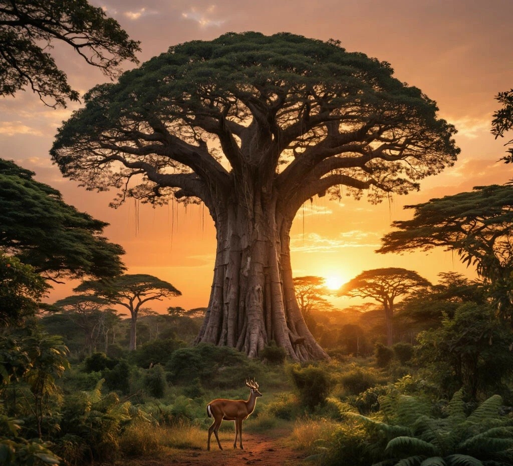 Баобаб - символ жизни и плодородия. Хранитель Земли.