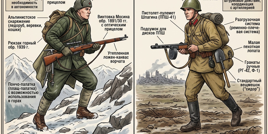 От заснеженных перевалов Кавказа до триумфа в Пруссии / Боевой путь легендарной 20-й дивизии РККА 🎖️