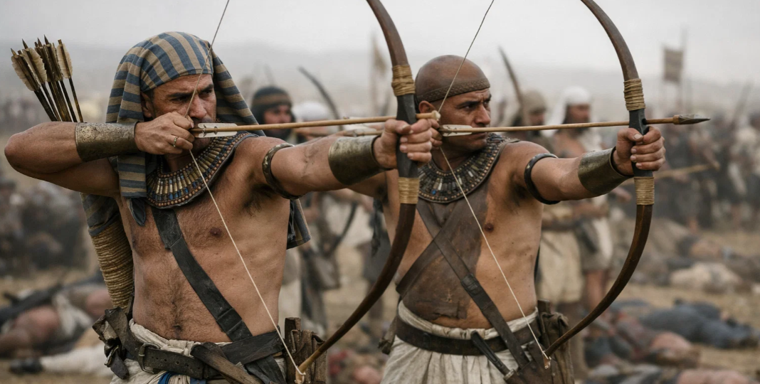 Как Древний Египет снабжал тысячи лучников стрелами в пустыне, если там нет лесов?