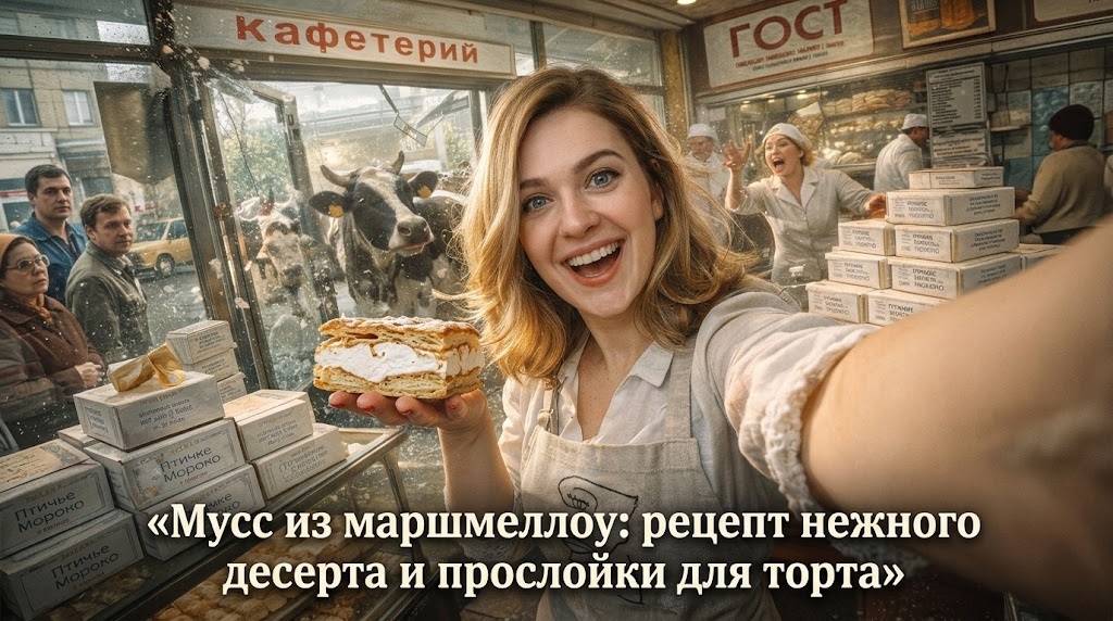   Готовый мусс из маршмеллоу в качестве десерта или прослойки для торта admin