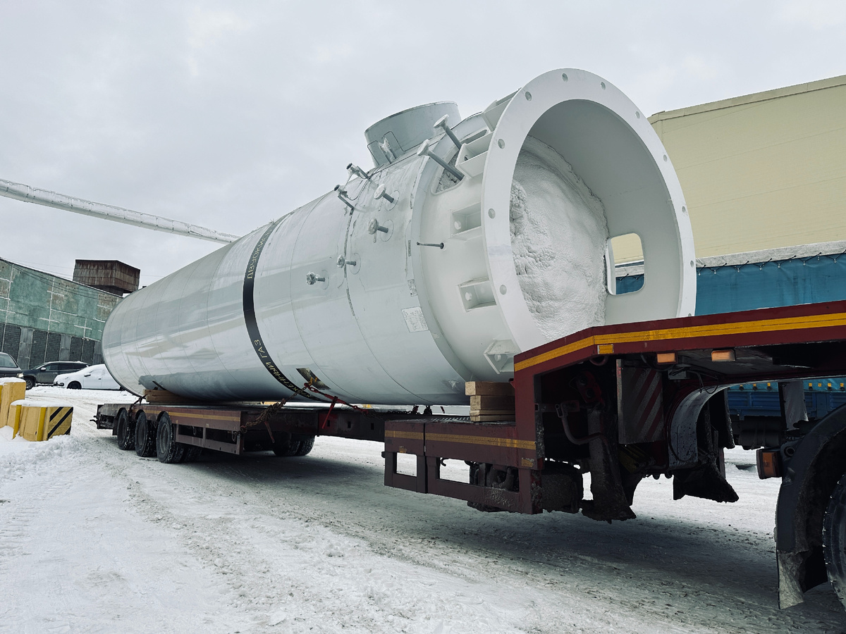 Резервуар для хранения жидкой углекислоты производства ООО ДИОКСИД