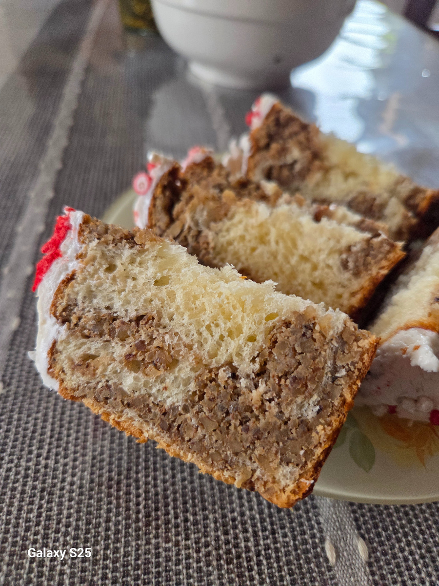 Кулич - Кранч с орехом