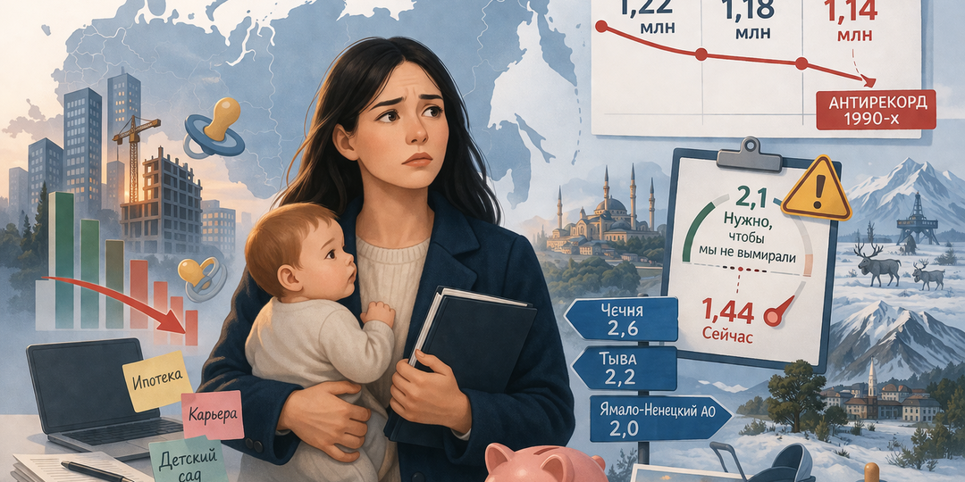 Портрет среднестатистической матери в России. Всё не очень хорошо