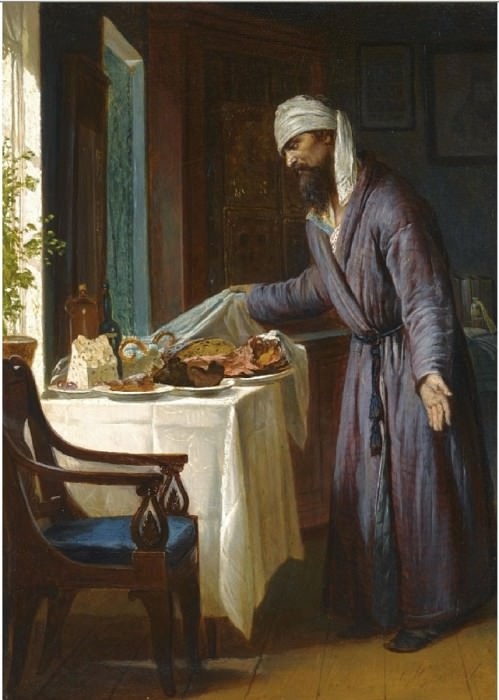 Ф.Журавлев «Пасхальное угощение»