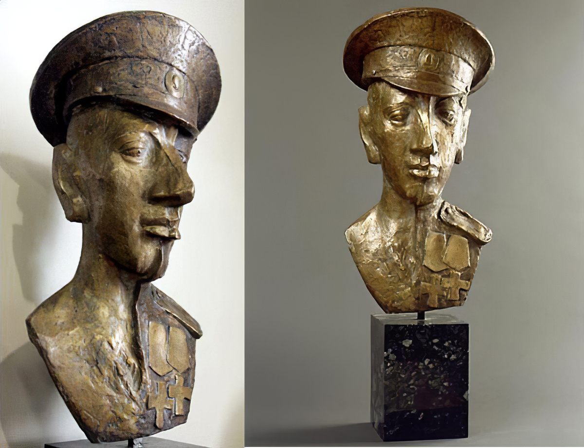 Гумилёв. Автор: Александр Цигаль, бронза, 1989 год. https://gumilev.ru/gallery/img/156