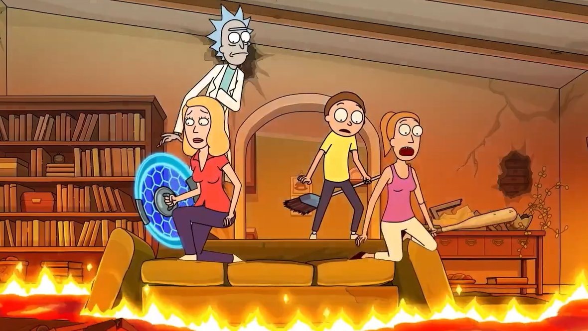    Кадр из сериала «Рик и Морти», реж. Уэсли Арчер, Пит Мишелс, Джейкоб Хэйр, Adult Swim